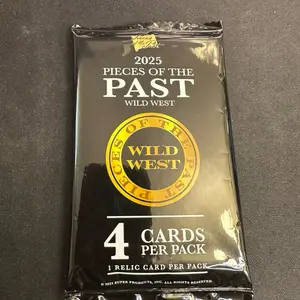 2025 Super Break Pieces of the Past Wild West Edition Hobby Pack (Single Pack)