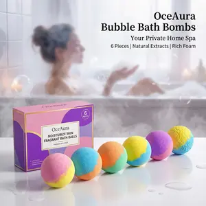 Oceaura Bubble Loofah Moisture Replenishment Plant Flower Fragrance Lasting Fragrance Deep Skin Cleaning Loofah