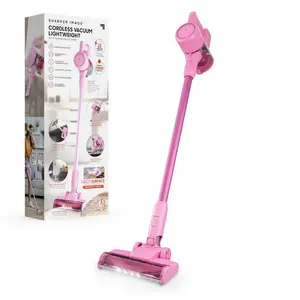 Sharper Image 2-in-1 Brushed Motor Cordless Stick and Handheld Vacuum Pink