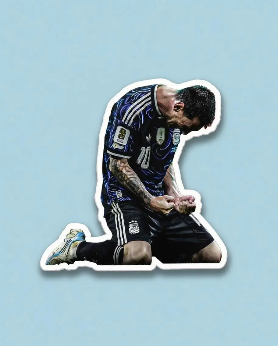 One More Vinyl Sticker, Waterproof Gloss Laminate Decal, UV Resistant Soccer Fan Sticker