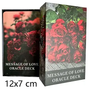 Fun Message Of Love Oracle Card Game, Card Deck, 1 Set Interactive Tarot Card Game for Family Friends Party, Dating