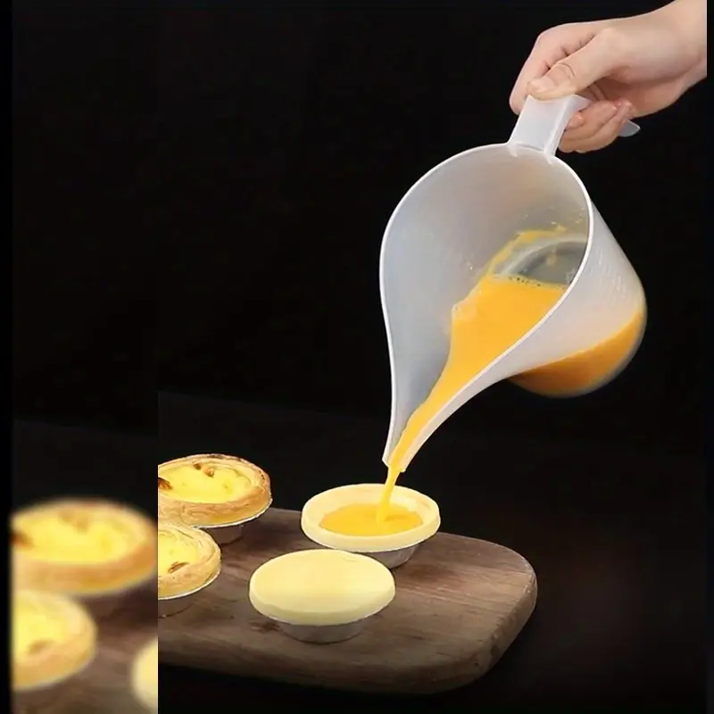 1000ml Long-nosed Pot, Funnel Cup, Plastic Cup, Baking Handmade Soap Measuring Cup, High Temperature Resistant Beaker with Scale, Kitchen Measuring Utensils, Kitchen Gadgets, Kitchenware