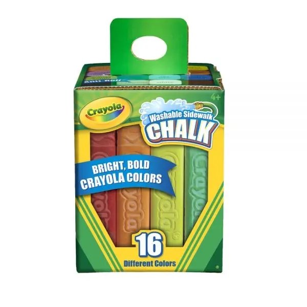 Washable Sidewalk Chalk, 16 count Crayola Brand Washable Sidewalk Chalk, 16 count Crayola Brand