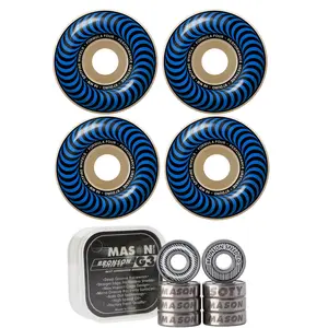 Spitfire Skateboard Wheels 56mm 97A Formula 4 Classics with Bronson Pro G3 Bearings