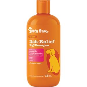 Zesty Paws Itch-Soother Dog Shampoo for All Breeds - Gentle & Effective Ingredients for Squeaky Clean Bath Time