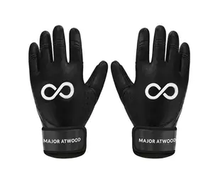 Original Series – Black Short Cuff Pro Premium (100% 0.9mm AAA-Grade African Goat® Leather)