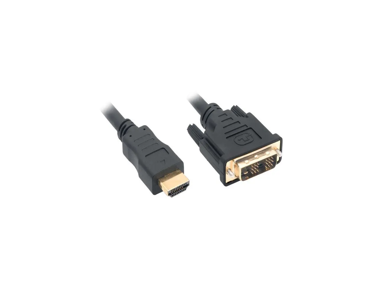 Nippon Labs DVI 3 HDMI 10 ft. HDMI Male to DVI-D Adapter Cable with Gold-plated Connector, Black