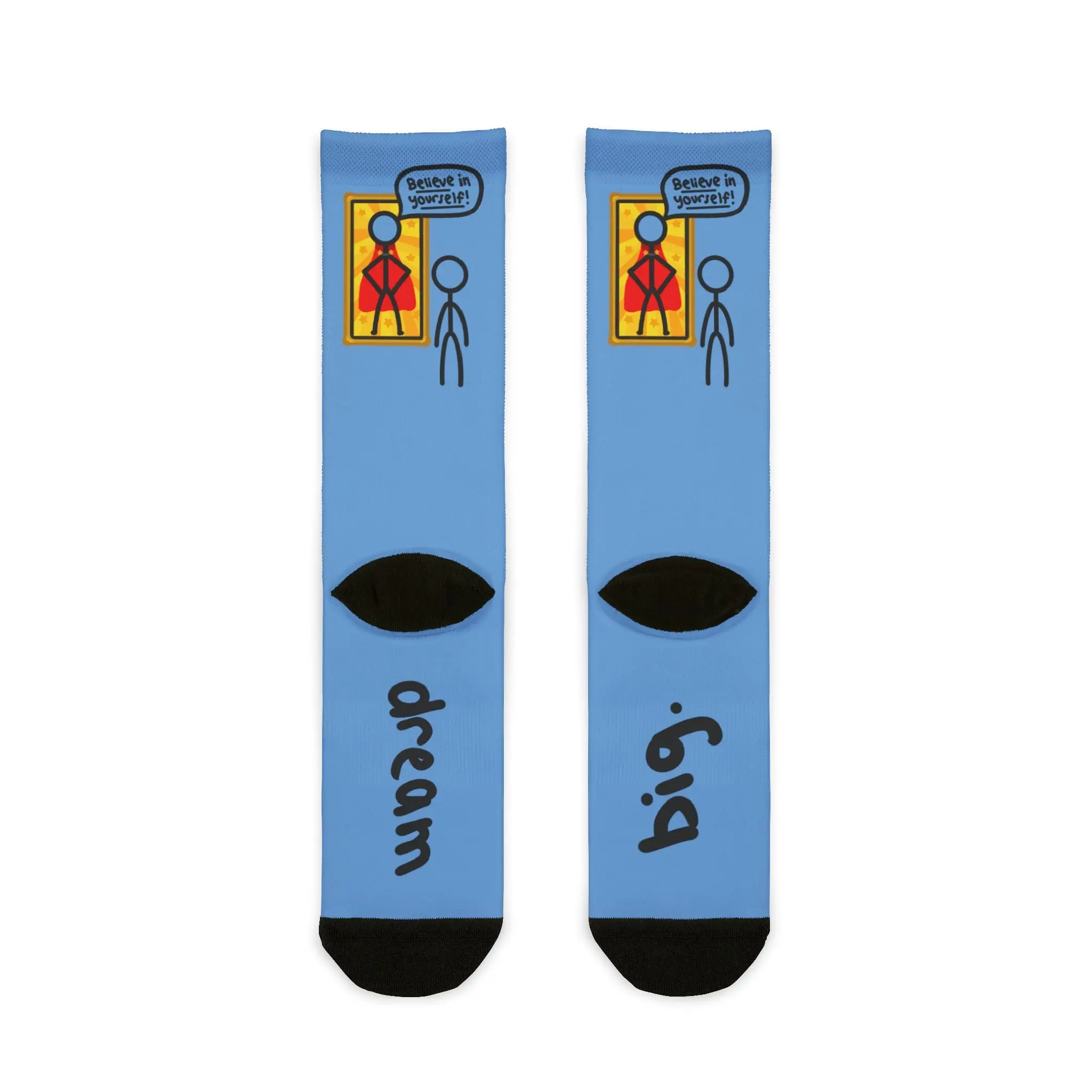 Superheroes Socks (light blue)