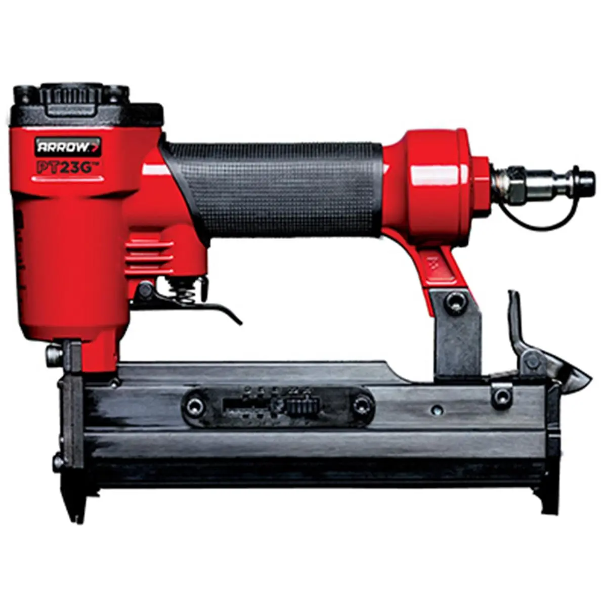 212 MAIN Arrow Fastener PT23G 23 Gauge Pneumatic Pin Nailer - Lightweight Nailgun Power Tool with Overmold Grip