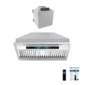 RH-BQ-XV+8BLW Split Quiet Range Hood Insert Voice & Gesture Control 1000 CFM With 8” Blower Unit