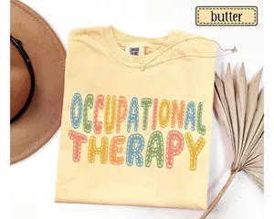 Occupational Therapy Comfort Colors Shirt • OT Colorful Tshirt • Occupational Therapist Gifts • OTA COTA Gift • Peds Ot Assistant Tees