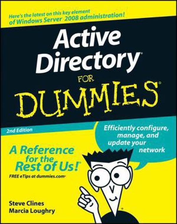 USED-Active Directory for Dummies by Clines, Steve (Paperback)