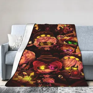 Murder Drones Blanket Novelty Design Ultra Soft Fleece Throw Cozy for Couch Bed Gaming Room Machine Washable Perfect Gift for Fans Teens Birthday Christmas Anime Decor