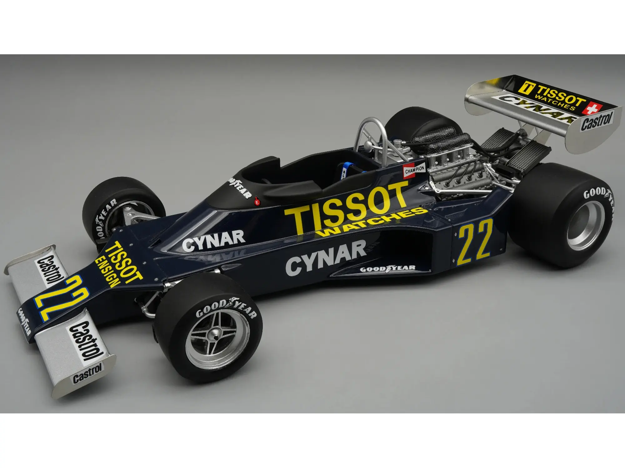 Ensign N177 #22 Clay Regazzoni F1 "Canadian GP" (1977) "Mythos Series" Limited Ed to 110 pcs 1/18 Model Car by Tecnomodel