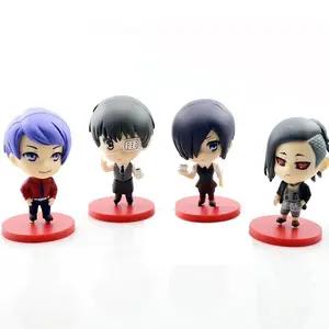 8CM  Touka Kirishima Uta Kaneki ken Tsukiyama ShU Suit Figure Anime Tokyo Guru Mini Model Toy Gift Collection Ornaments PVC