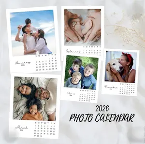 4"x 6" 2026 Custom Magnetic Photo Calendars