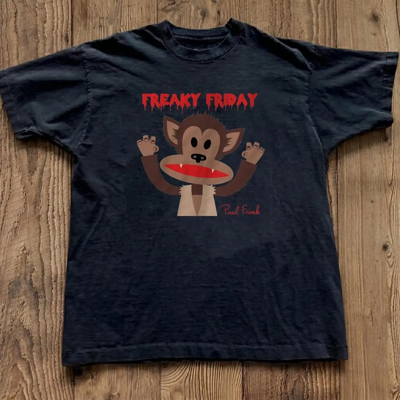 Funny Monkey Freaky Friday Werewolf Horror Graphic Tee Gildan Reprint T-Shirt Vintage Y2K Inspired Baby Tee, Aesthetic Graphic Tshirt, Summer Tee, 90S, Y2K