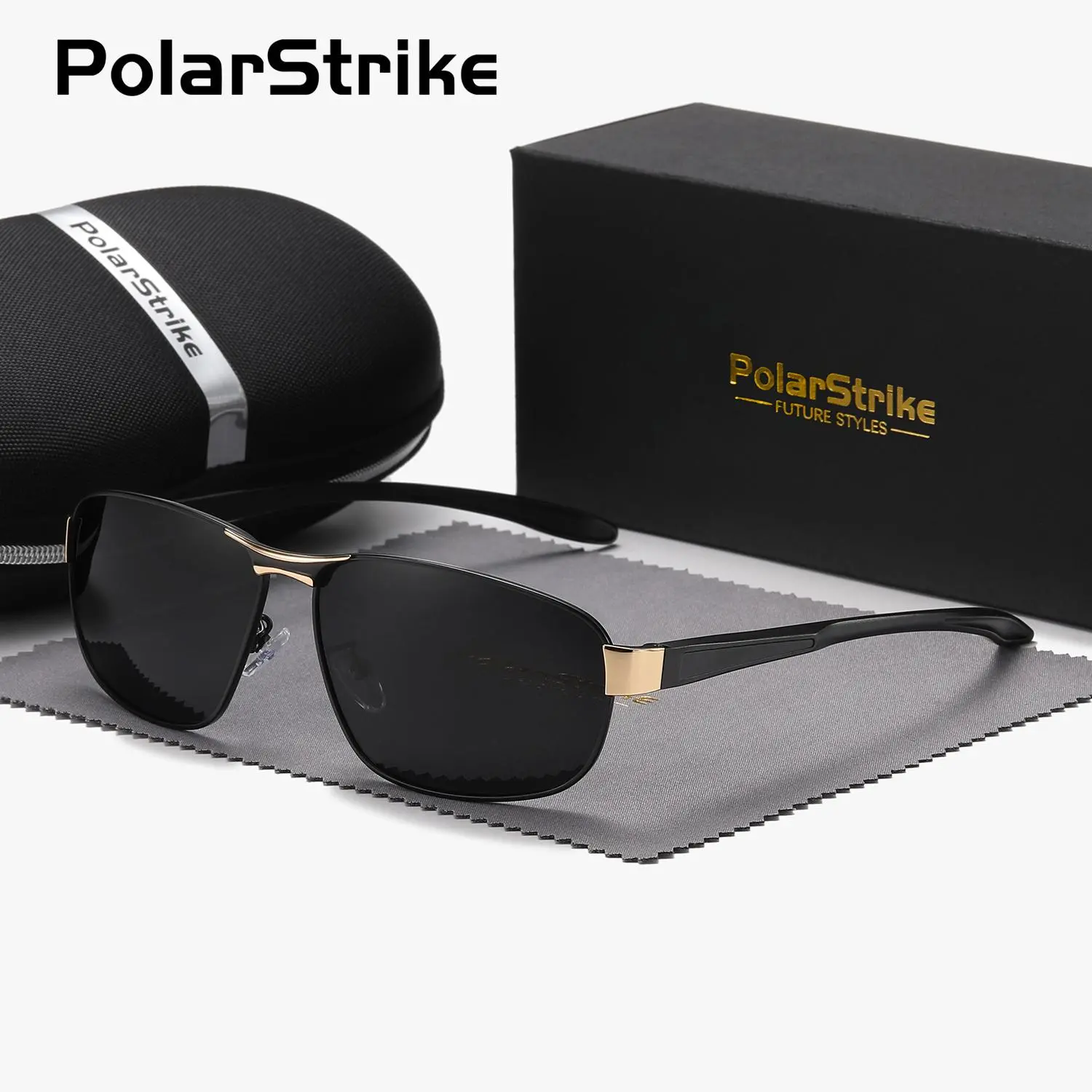 PolarStrike unisex stylish full-frame polarized sunglasses, outdoor cycling off-road UV400 sunglasses.