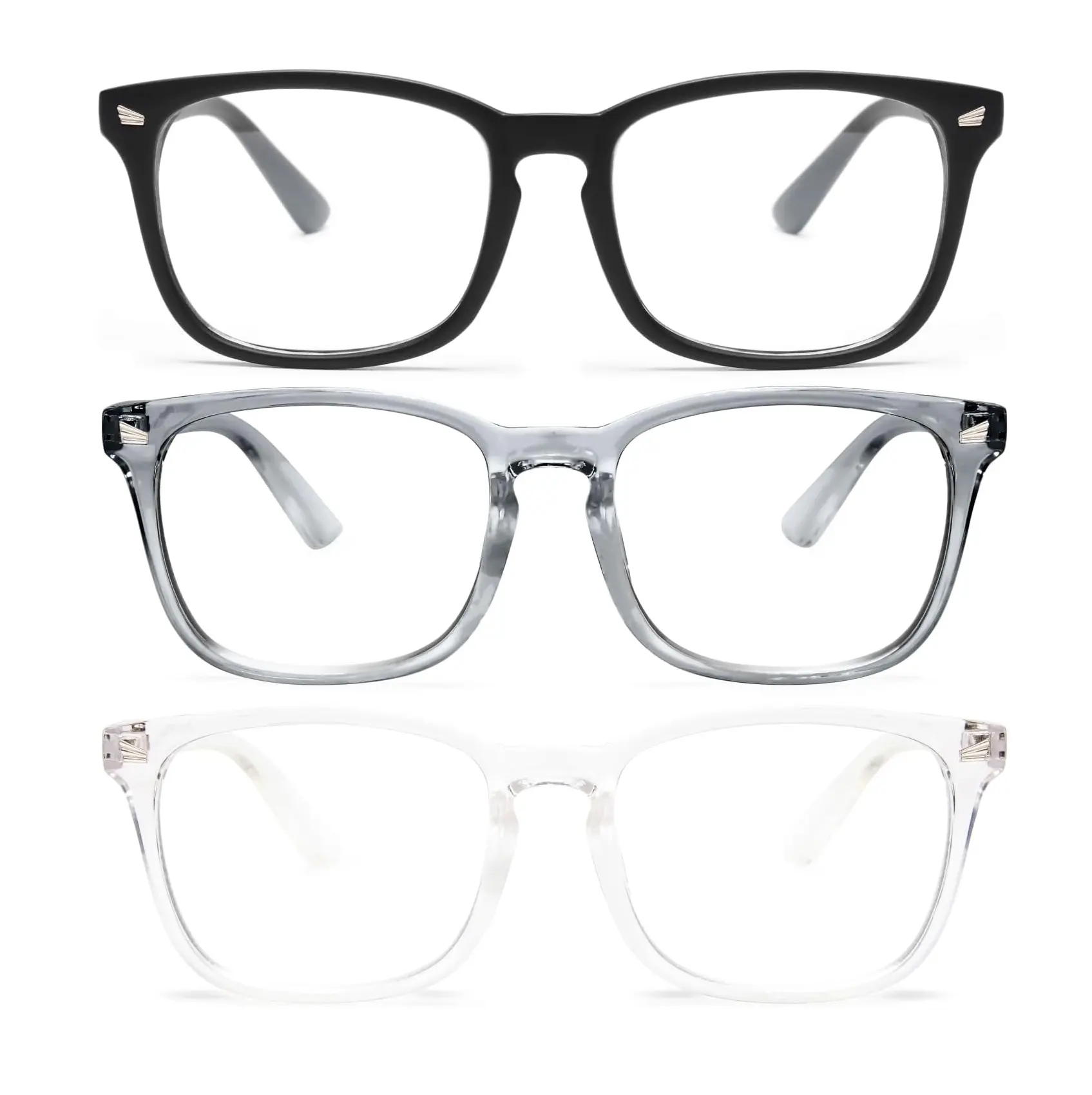 1/2/3 Pack Computer Glasses, Blue Light Eyeglasses for Men Women Blue Light Lens Blue Light Glasses Men Bluelight Glasses Women Computer Glasses Party Glasses,Birthday Thanksgiving chrismas New year gifts,Outdoor Accessories