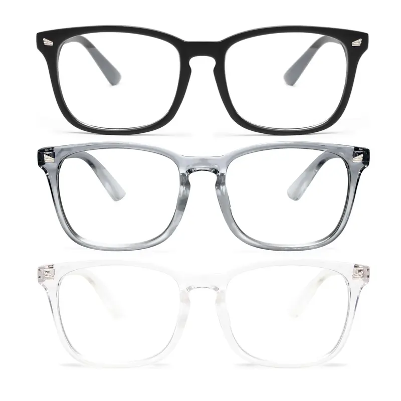 1/2/3 Pack Computer Glasses, Blue Light Eyeglasses for Men Women Blue Light Lens Blue Light Glasses Men Bluelight Glasses Women Computer Glasses Party Glasses,Birthday Thanksgiving chrismas New year gifts,Outdoor Accessories
