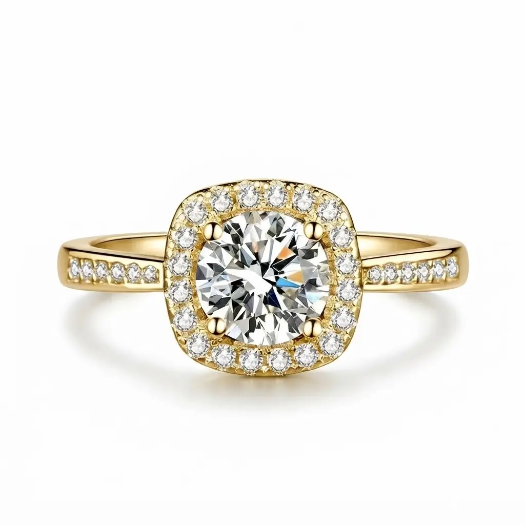(Princess)925 Sterling Silver Synthetic Moissanite Jewelry Ring-s925 sterling silver, sterling silver ring, moissanite ring, moissanite engagement ring, engagement ring, elegant ring, jewelry ring, solitaire ring, bridal ring, anniversary ring,