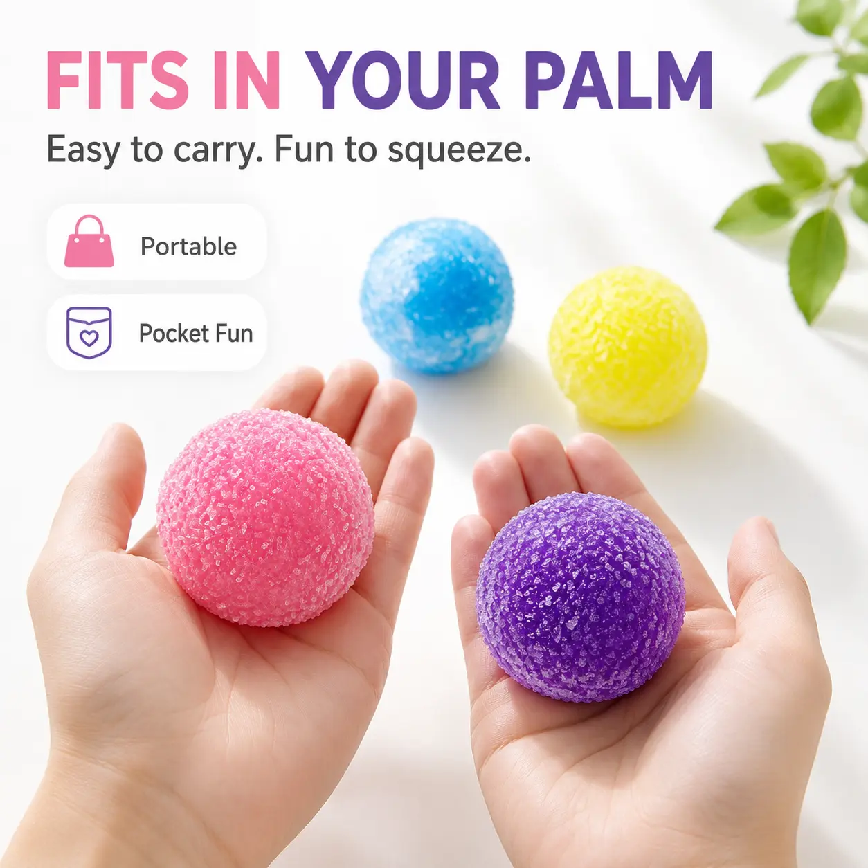 Crunchy Ice Slime Squeeze Toy  ASMR Sensory Fidget Toy, Soft Squishy Stress Relief Desk Toy for Teens 12+ & Adults, Fun Party Gift & Everyday Relaxation