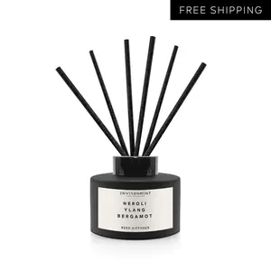 ENVIRONMENT Inspired by Designer Perfume CN5 Reed Diffuser, 200ml Luxury Scented Aromatherapy (Neroli | Ylang | Bergamot) Reed Diffusers for Home, Diffusing Oil Fragrance, Home Fragrance Products