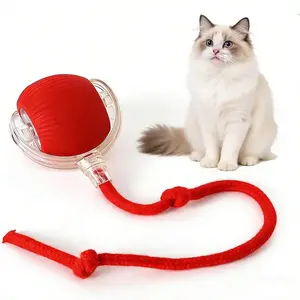 USB Rechargeable Automatic Ball Toy for Cats & Small Dogs – Interactive Pet Toy for Indoor Activity & Mental Enrichment