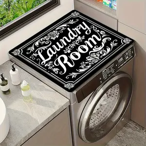 PINSOUL Multi-Color Available Washing Machine and Dryer Top Protector Pad, 23.6x19.6in Rubber Mat Suitable for Laundry Room, Non-Slip Washable Cover Pad for Home Kitchen
