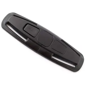 Universal youth Seat Chest Harness Clip and youth Seat Safety Belt Clip Buckle Universal Replacement for youth Trend Adjustable Guard(Black)
