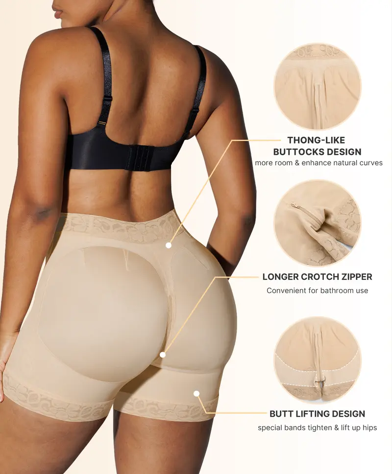 Product Introduction of Shapellx AirSlim Lace Tummy Tucking  Butt-Lifting Shorts Comfort Basic Shapewear Womenswear 2