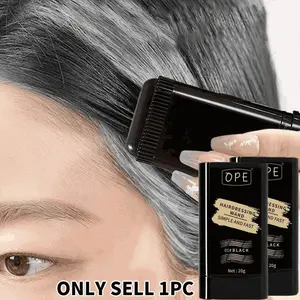 Temporary Hair Color Stick Hair Coloring Long-Lasting Fast Cover Easy to Apply Hair And Beard Dye Penfor Root Touch-Ups and Color Corrections