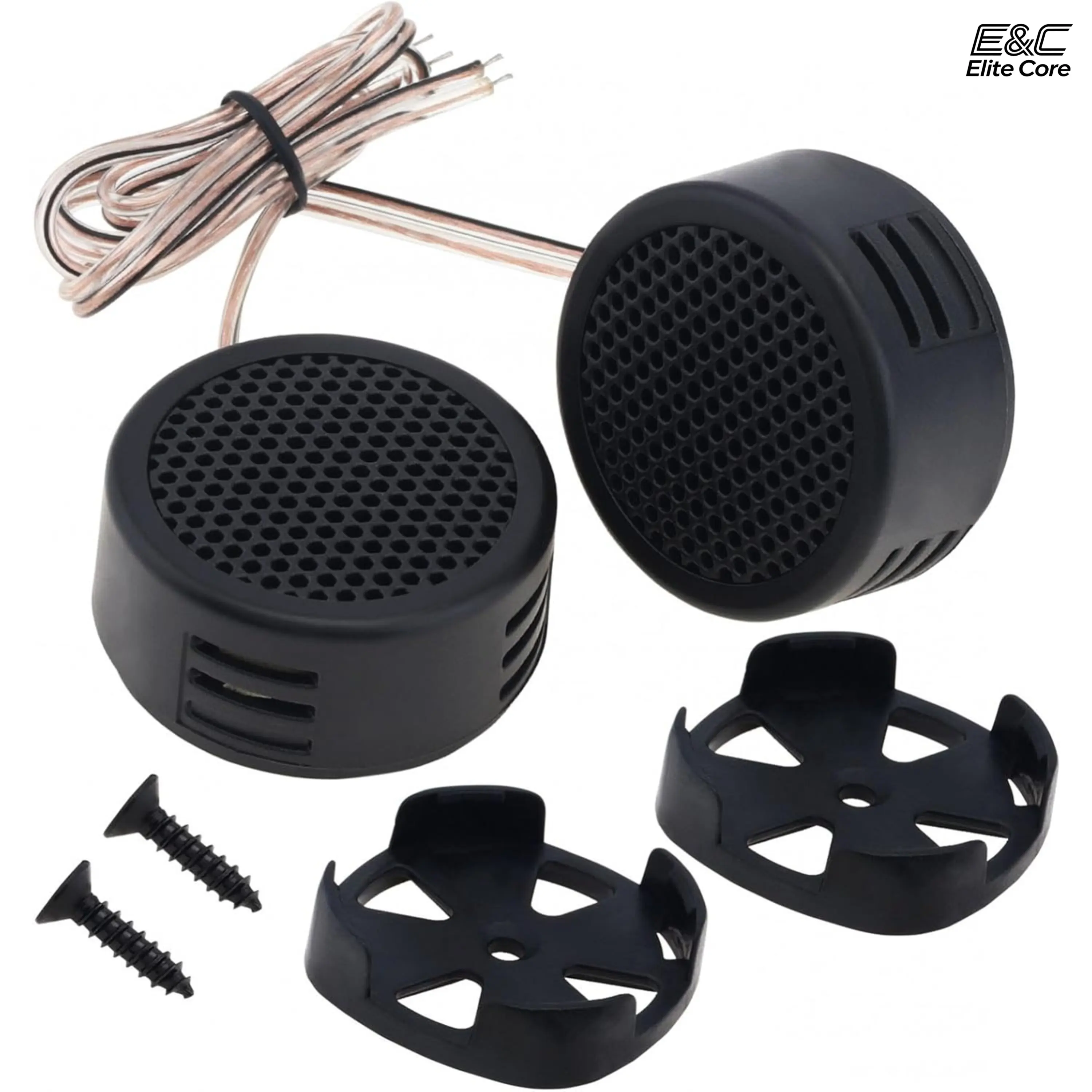 2pcs Car Mini Dome Tweeters - 500W Output Power, 3.2 Ohms Impedance, 2kHz-20kHz Frequency Range, 86dB Signal to Noise Ratio, High Efficiency Speakers for All Car Audio Systems, Frequency Range (Hz): 2Khz - 20Khz, Impedance: 3.2Ω