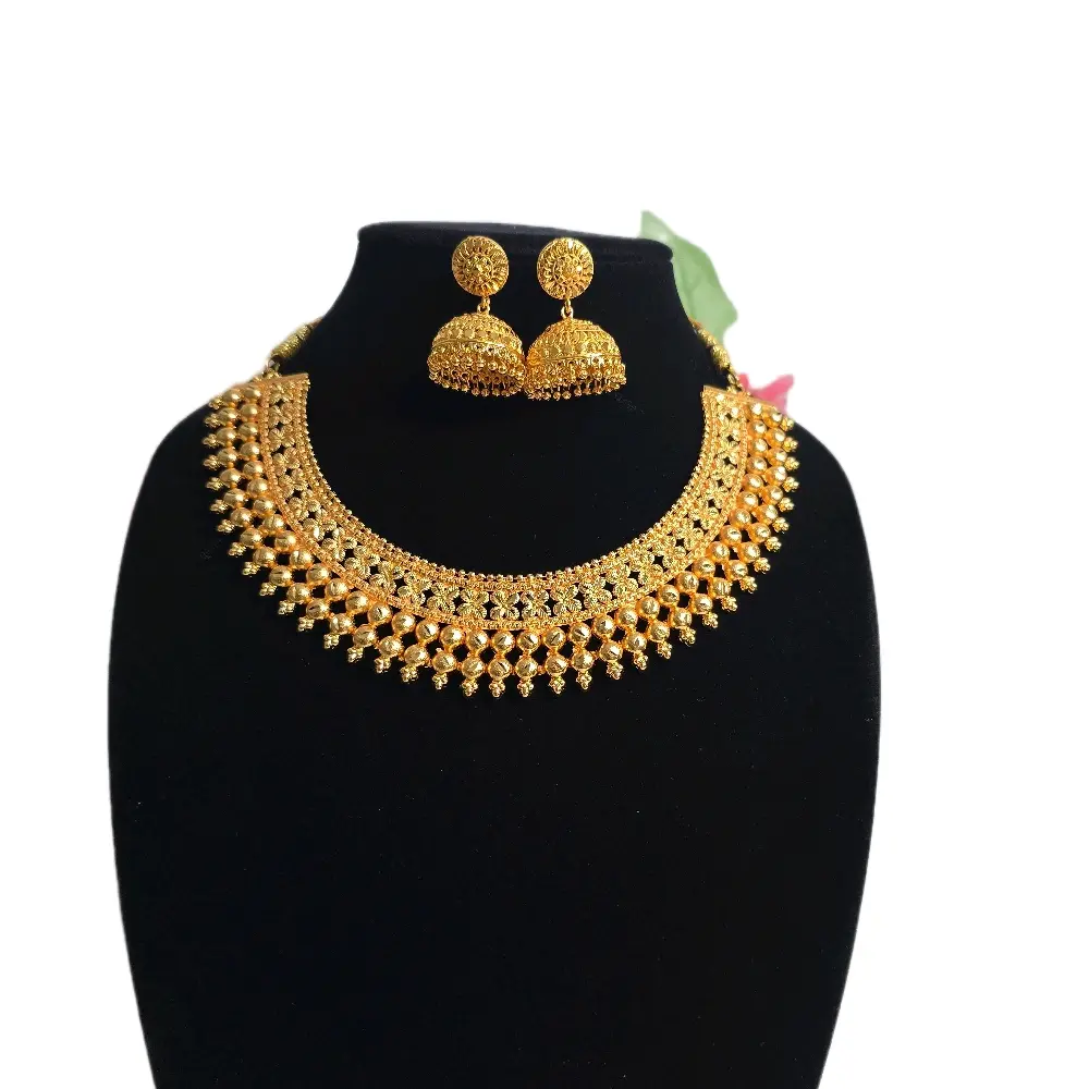 Nepali Indian Desi necklace jhumki set