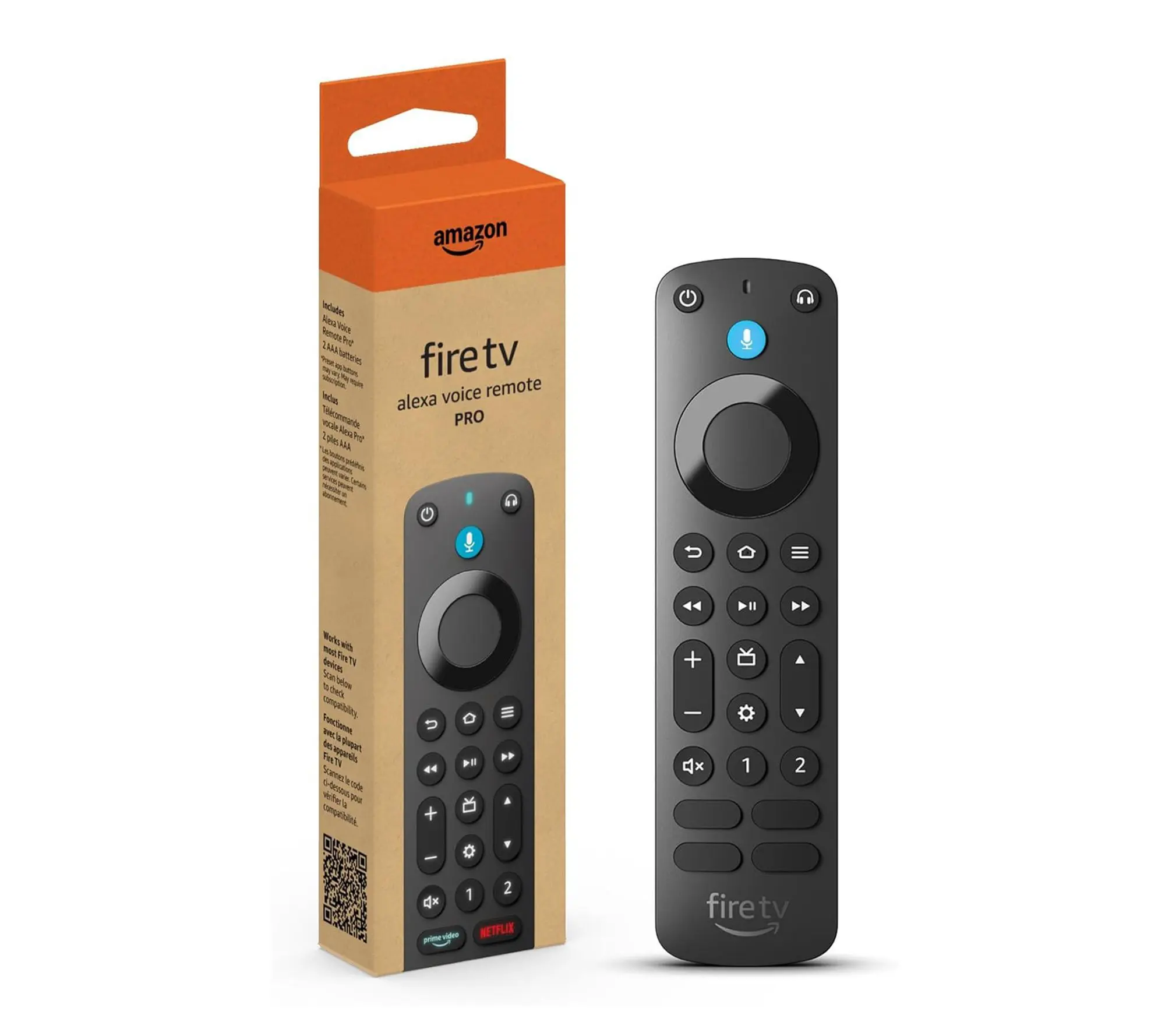 Amazon Fire TV Alexa Voice Remote Pro w/Remote Finder Amazon Fire TV Alexa Voice Remote Pro w/Remote Finder