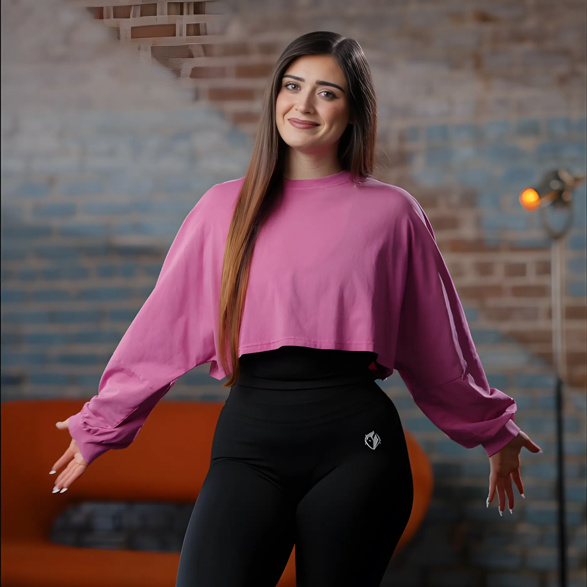 Ekko Womens Long Sleeve Cropped Pump Cover Ekko Womens Long Sleeve Cropped Pump Cover