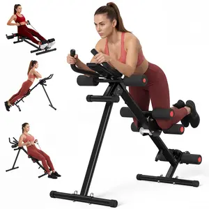 Relife Sports 5-in-1 Foldable Multi-functional Rowing Machine Ab Machine | 440LBS Capacity with LCD Monitor | Full Body Home Gym Equipment for Arm, Back, Glutes & Legs | Space-Saving