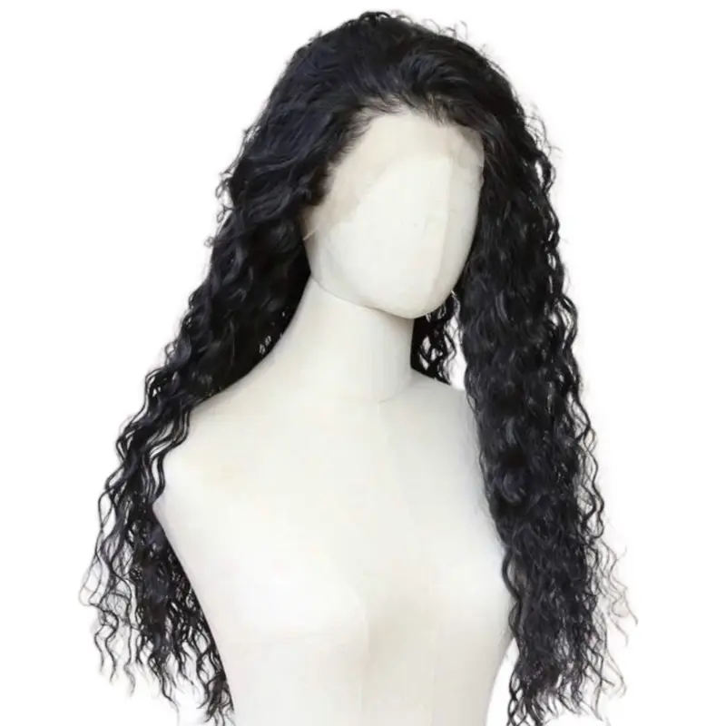 Meltdown Majesty Wig - Long Curly Black Hair with Natural Look for Women