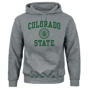 Colorado State University Heritage Hooded Sweatshirt (Charcoal Grey)