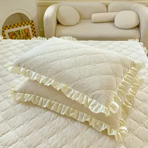 Plush Pillowcases Set of Two, Thickened Cotton Lining, Soft Breathable Polyester, Ideal for Comfortable Sleep, Bedroom, Sofa, Home Decor, Polyester Bedding