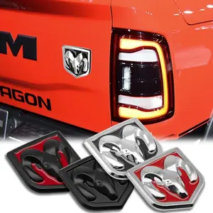 Dodge 3D Metal Emblem Decal Sticker Badge, for Charger Challenger Durango RAM, Jeep Grand Cherokee Sport Decoration, Car Accessories