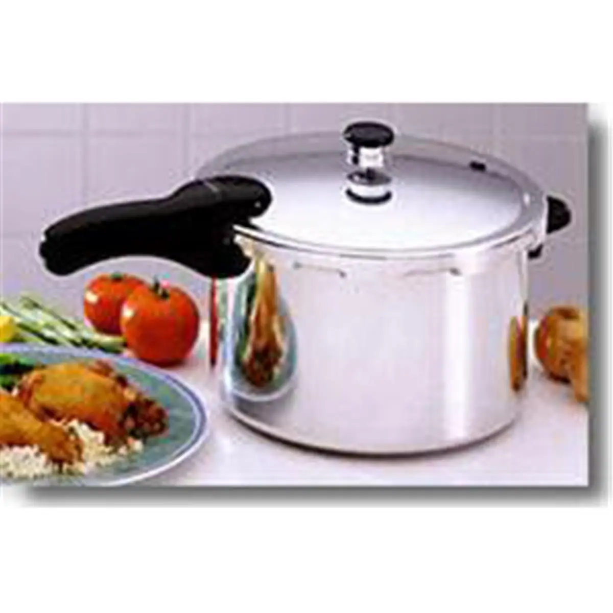 PRESTO 01282 8 Qt Aluminum Stovetop Pressure Cooker - Durable Kitchen Cookware Pot, 3 to 10 Times Faster Cooking, Three To Ten Times Faster Cooking