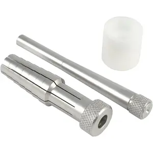 Ring Stretcher with Mandrel & Nylon Base - Professional  Ring Sizer Tool, Band Resizer for  & , Ring Expander & Sizing Kit - 6-1/2 Inches Stainless Steel Ring Enlarger