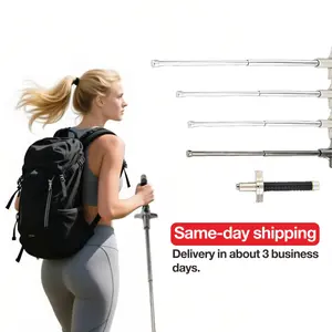 Outdoor Hiking Essential, MultiFunctional Telescoping Hiking Poles - Heavy-Duty & Wear-Resistant, Perfect for Hiking & Camping 12 Months Warranty
