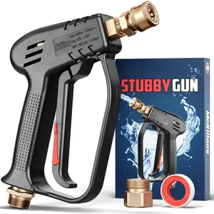 (R) Short  Washer  with Replacement M22 Inlet - High  Water Handle with 1/4" Quick Connector Coupler - Power Washer  Compatible with  Cannon -  Wash