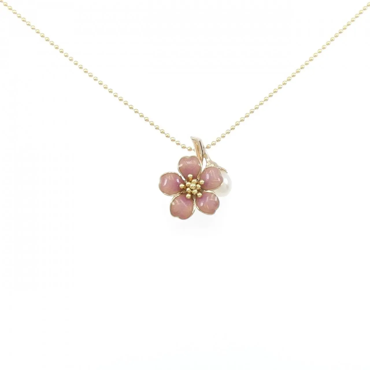 Mikimoto Freshwater Pearl Au750 Necklace