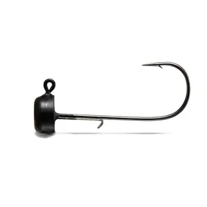 Nako 200% Sensitive Tungsten Ned Rig Jig Head 5 Pack - Hard Metal Lure Water Ripple Hooks Fishing Accessories Mustad Hooks