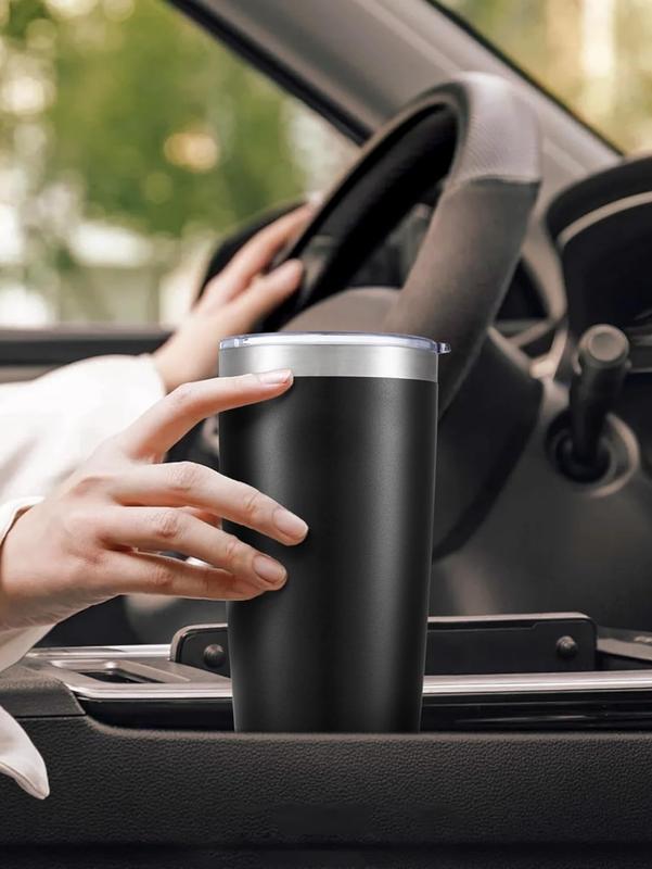 LMMAKE 20oz Tumbler Stainless Steel Tumbler Cup with Lid Vacuum Insulated Double Wall Travel Mug, Durable Powder Coated Travel Coffee Tumbler Mug for Hot & Cold Drinks, 1 Pack