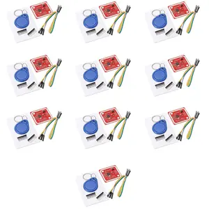 hiBCTR-10 PACKS PN532 NFC NXP RFID Module V3 Kit,Near Field Communication Reader Module Kit with I2C SPI HSU,S50 White Card,Key Card, Suitable for Arduino,Raspberry Pi,DIY, Smartphones,and Android Phones.