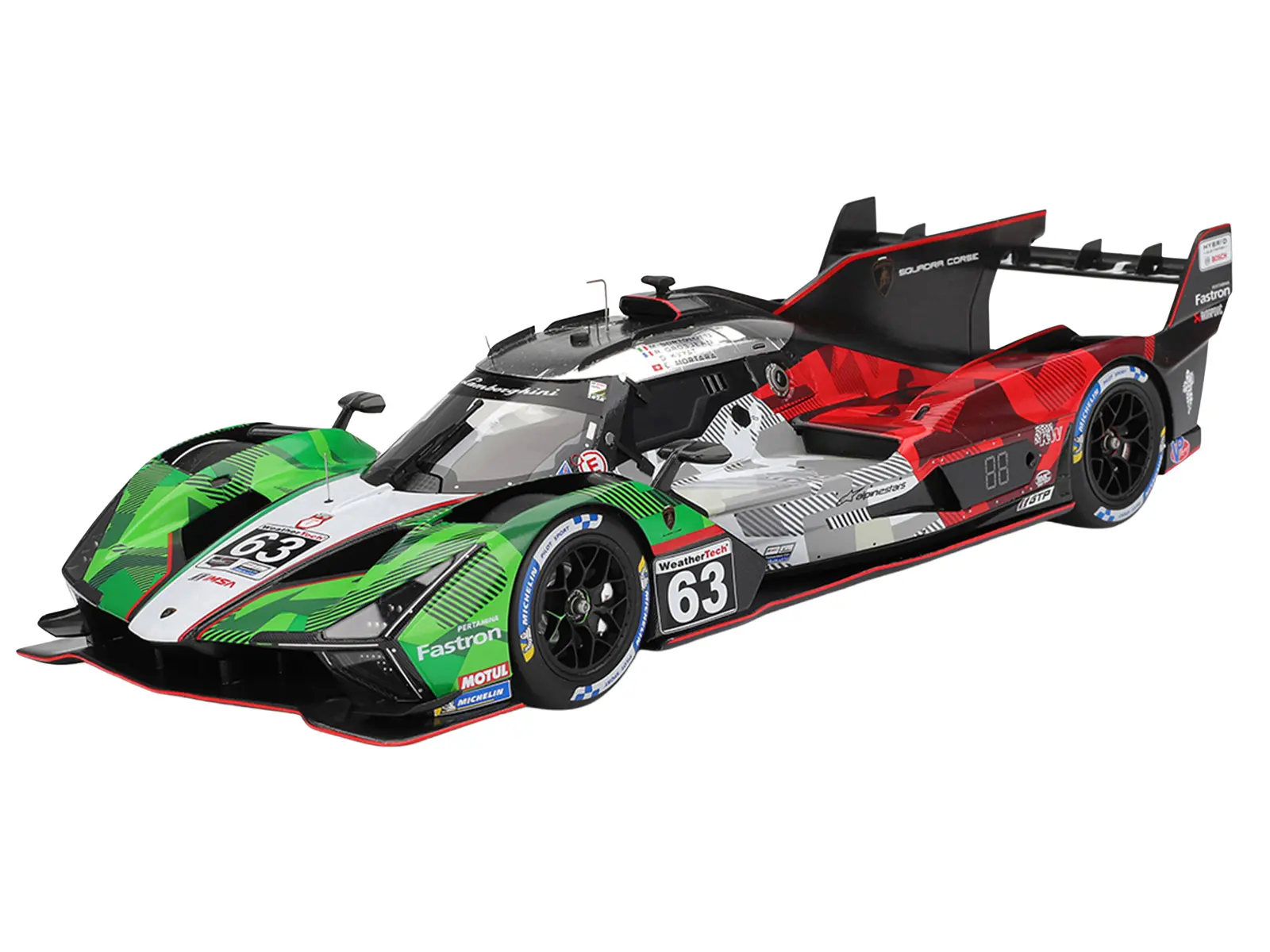 Lamborghini SC63 #63 "Automobili Lamborghini Squadra Corse" IMSA "24 Hours of Daytona" (2025) 1/18 Model Car by Top Speed